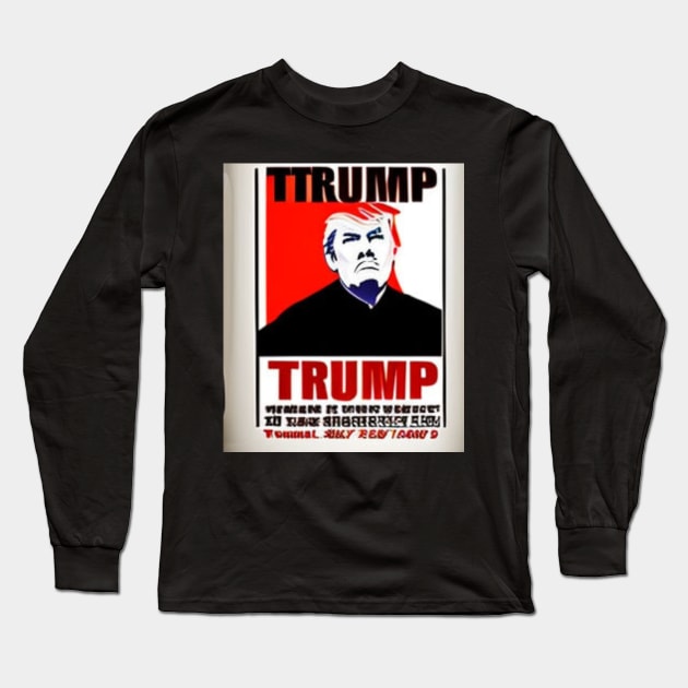 trump mugshot Long Sleeve T-Shirt by Mcvipa⭐⭐⭐⭐⭐